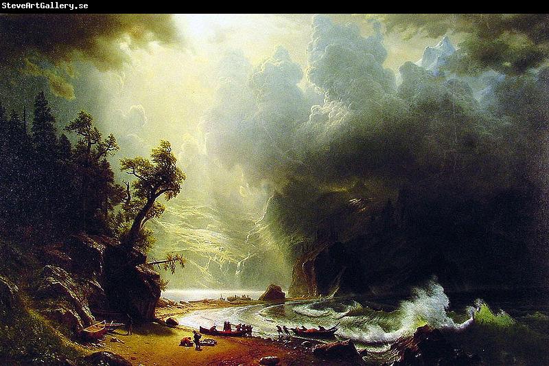 Albert Bierstadt Puget Sound, Pacific Coast